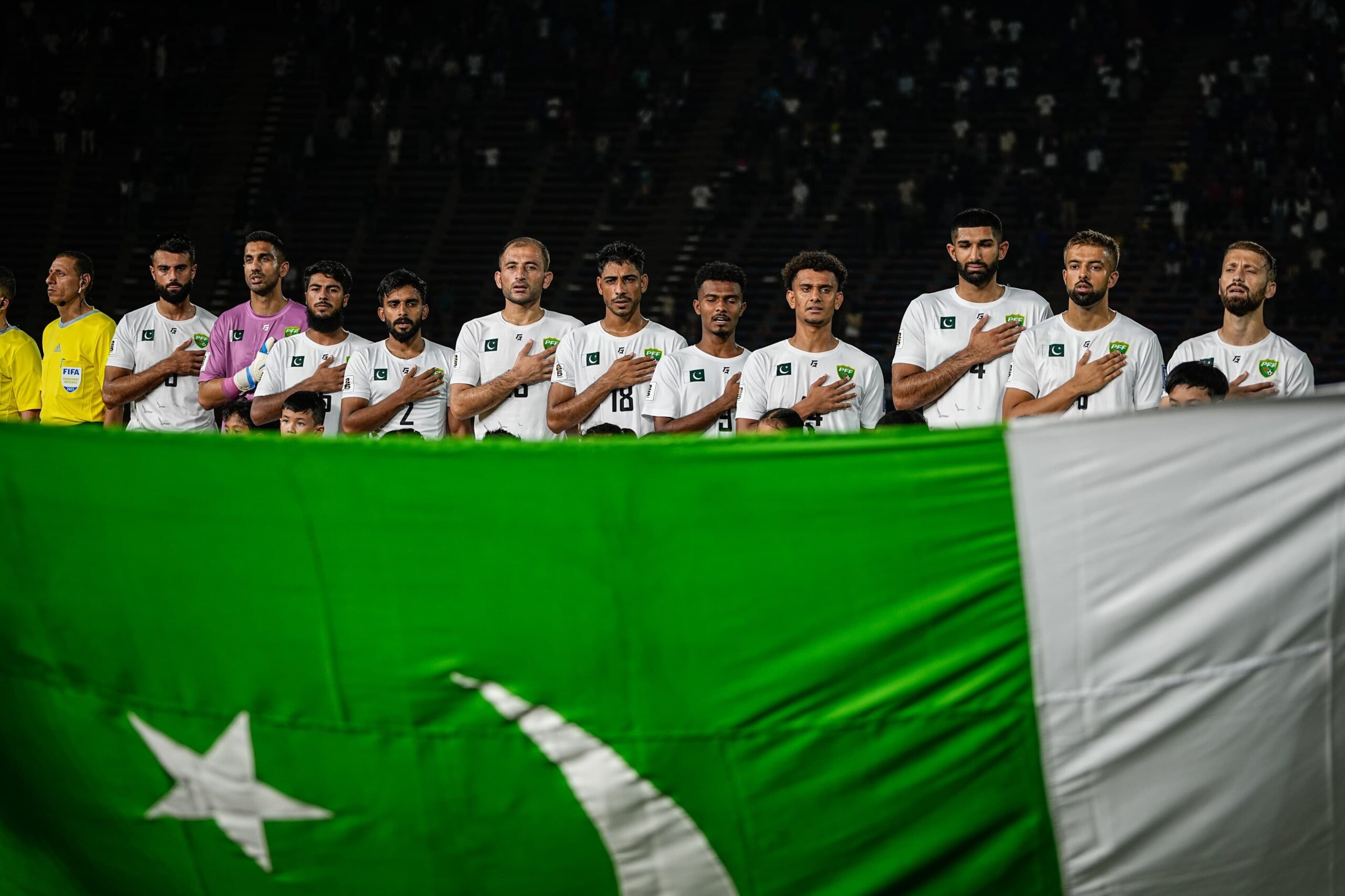 heroes pakistan progressed into the second round of the 2026 fifa world cup qaulifiers on tuesday photo coutesy pff nc