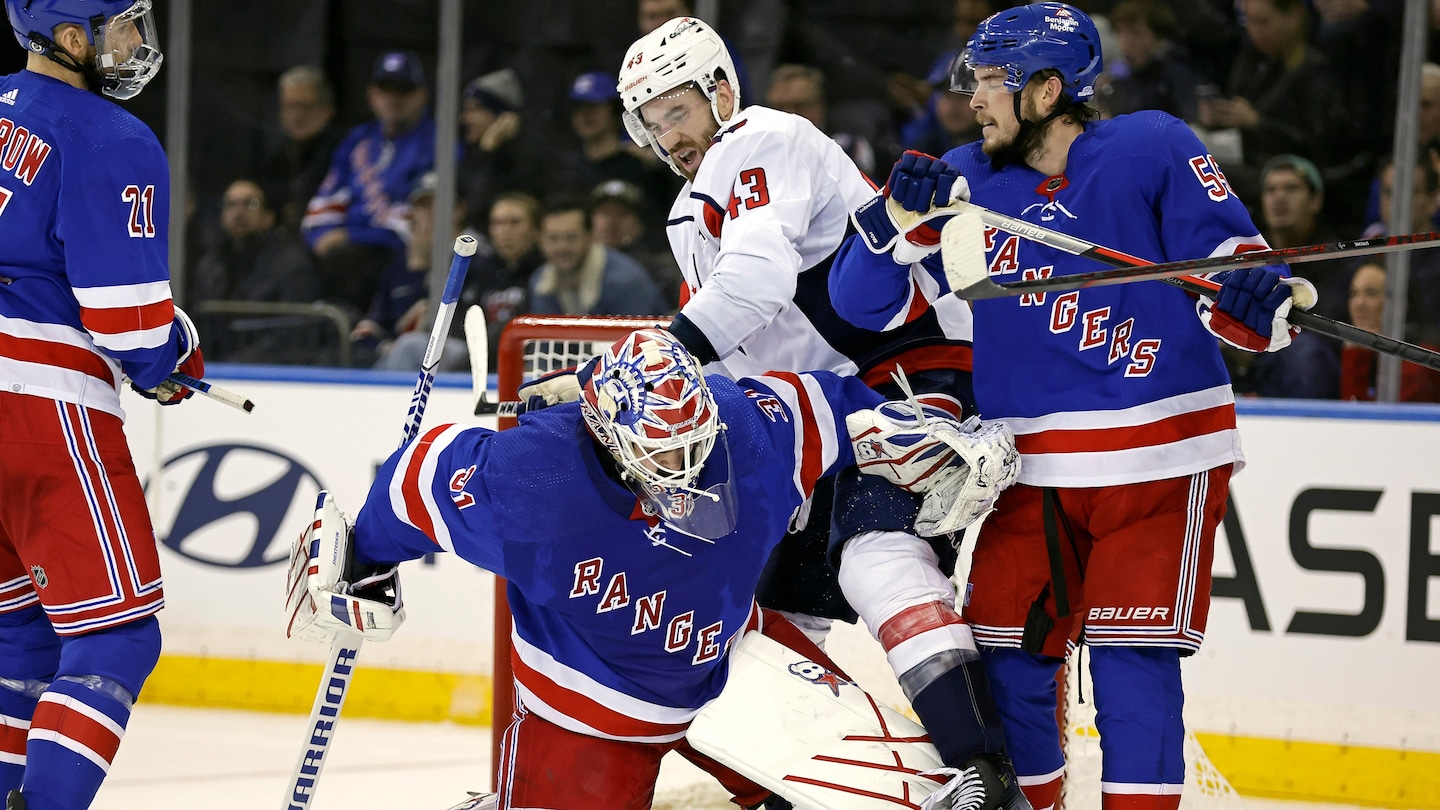 Lack of offense limits the Caps again in a blowout loss to the Rangers