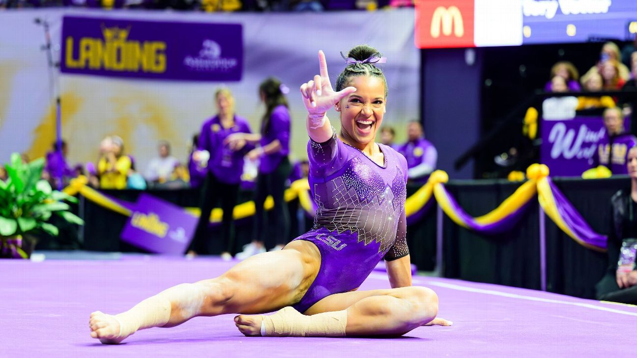 LSU and OU reign, but judging draws criticism in Week 3 of NCAA gymnastics