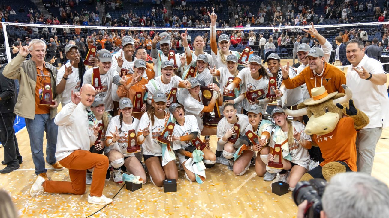 Texas claims 2nd straight NCAA volleyball crown