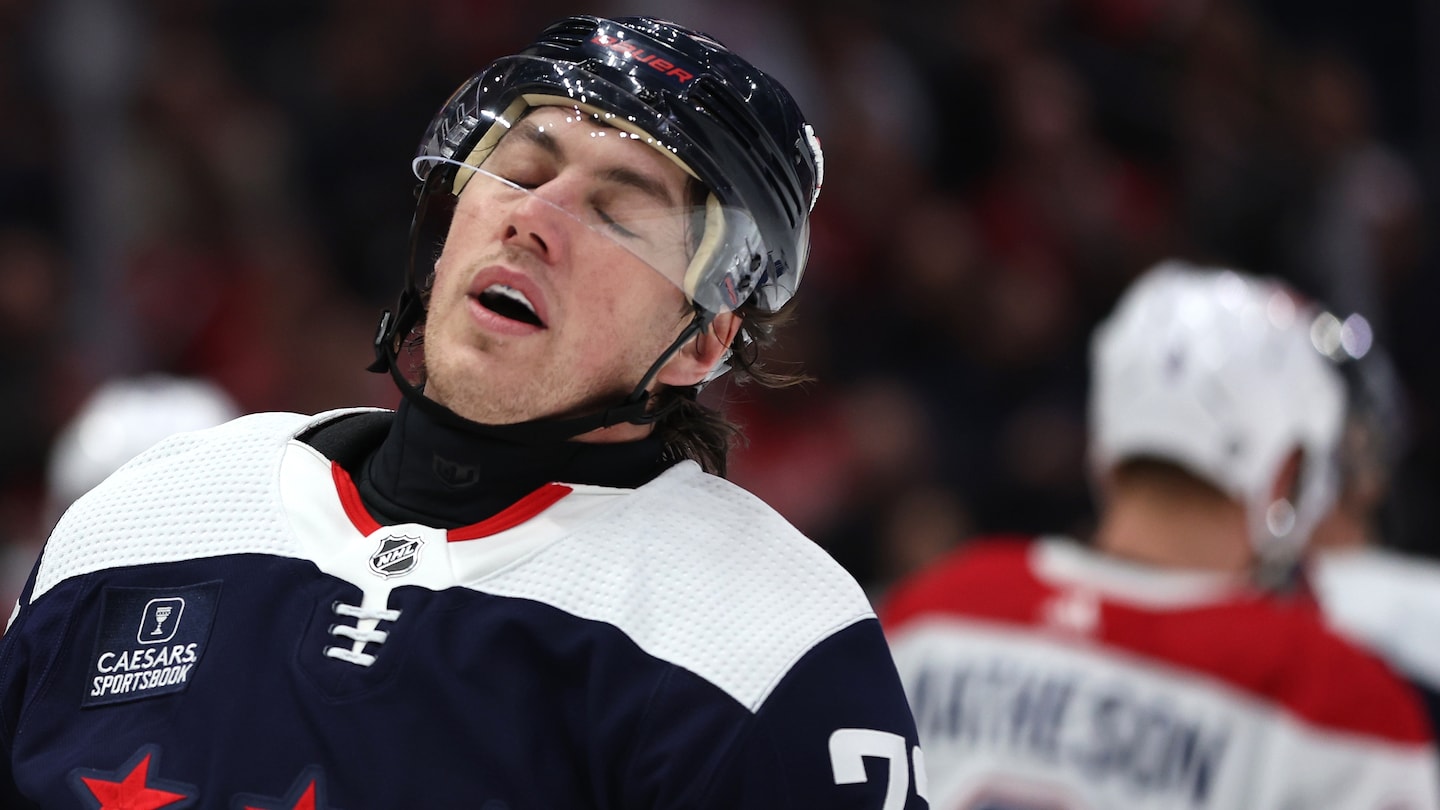 Capitals’ skid reaches five in troublesome return from all-star break