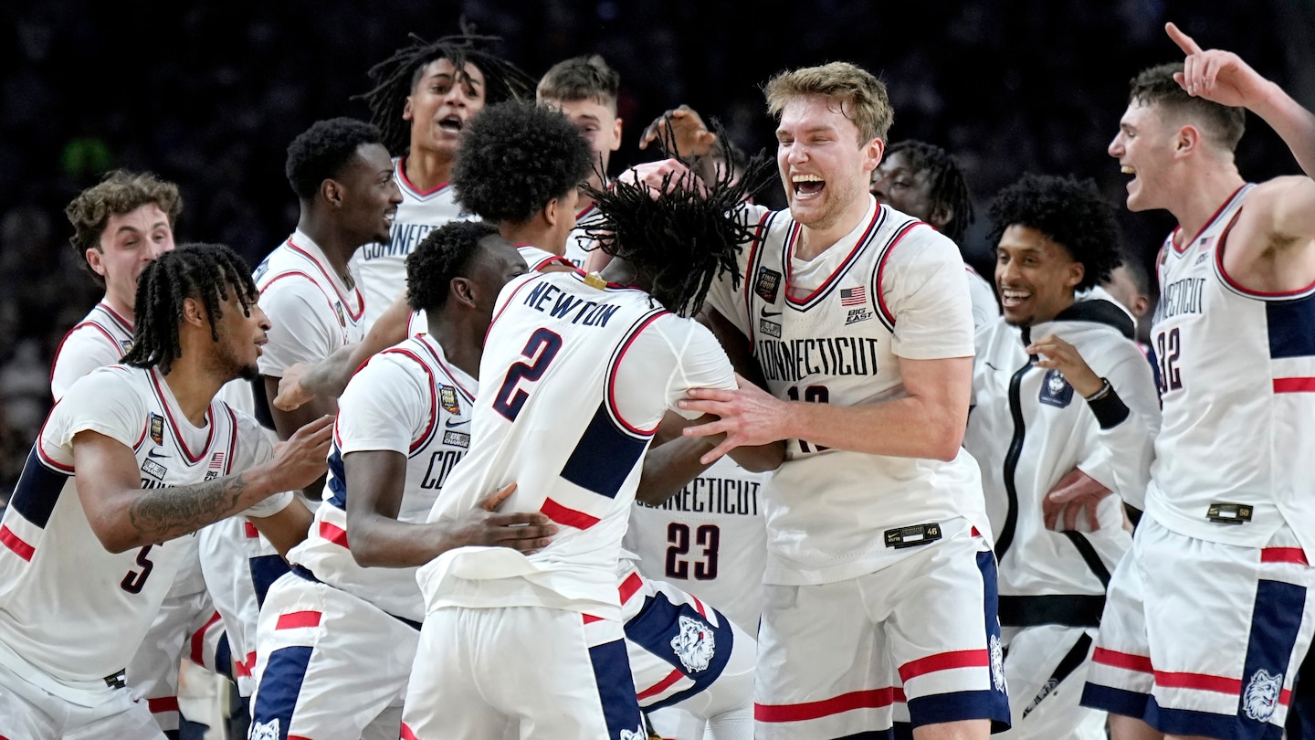With air of inevitability, Connecticut repeats as NCAA tournament champion
